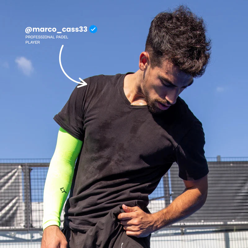 Manguito Floky Amarillo No Strain Evolution para el codo