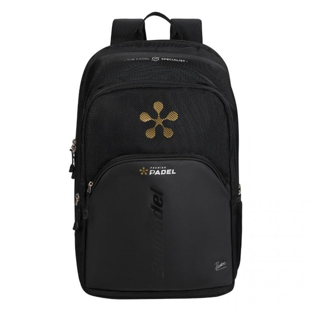 Mochila Bullpadel Pablo Cardona Premier Padel Vertex Geo BPM26008 Negro | Tienda Padelpoint