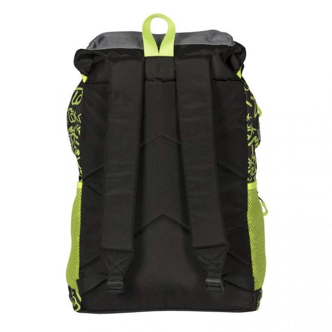Zaino Lok Adventure 2 Nero Verde Fluo