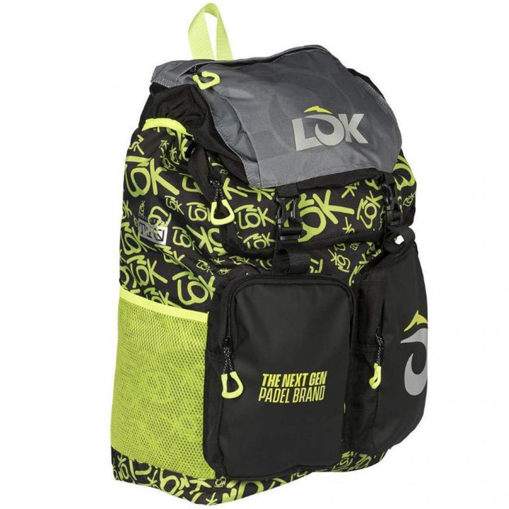 Zaino Lok Adventure 2 Nero Verde Fluo