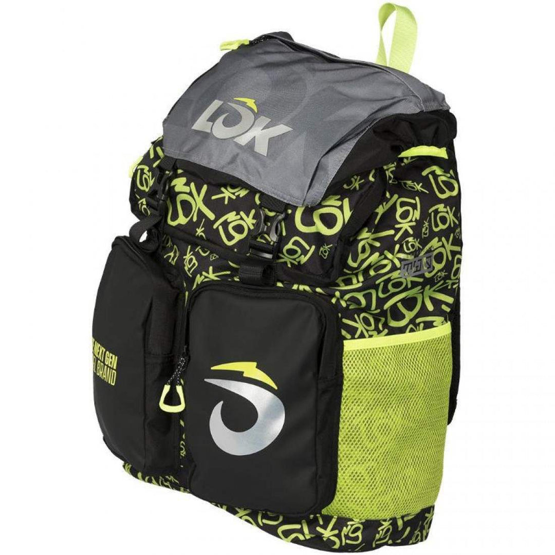 Zaino Lok Adventure 2 Nero Verde Fluo