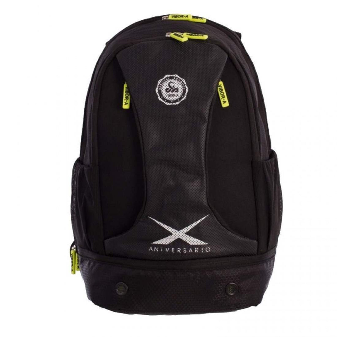 Mochila Vibora X Aniversario Negro Amarillo Fluor