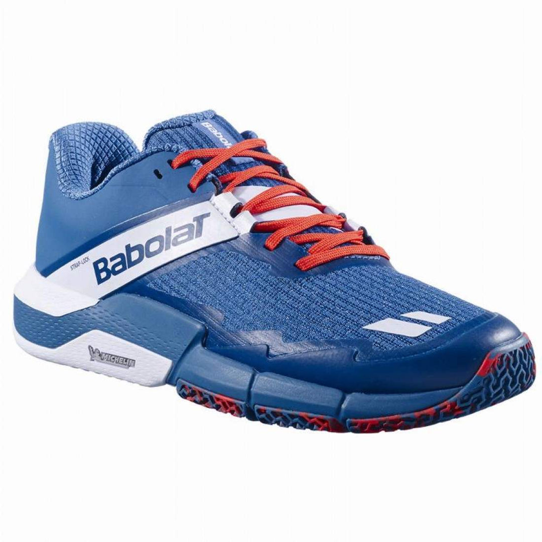 Zapatillas Babolat Movea 2 Azul Petroleo Rojo .