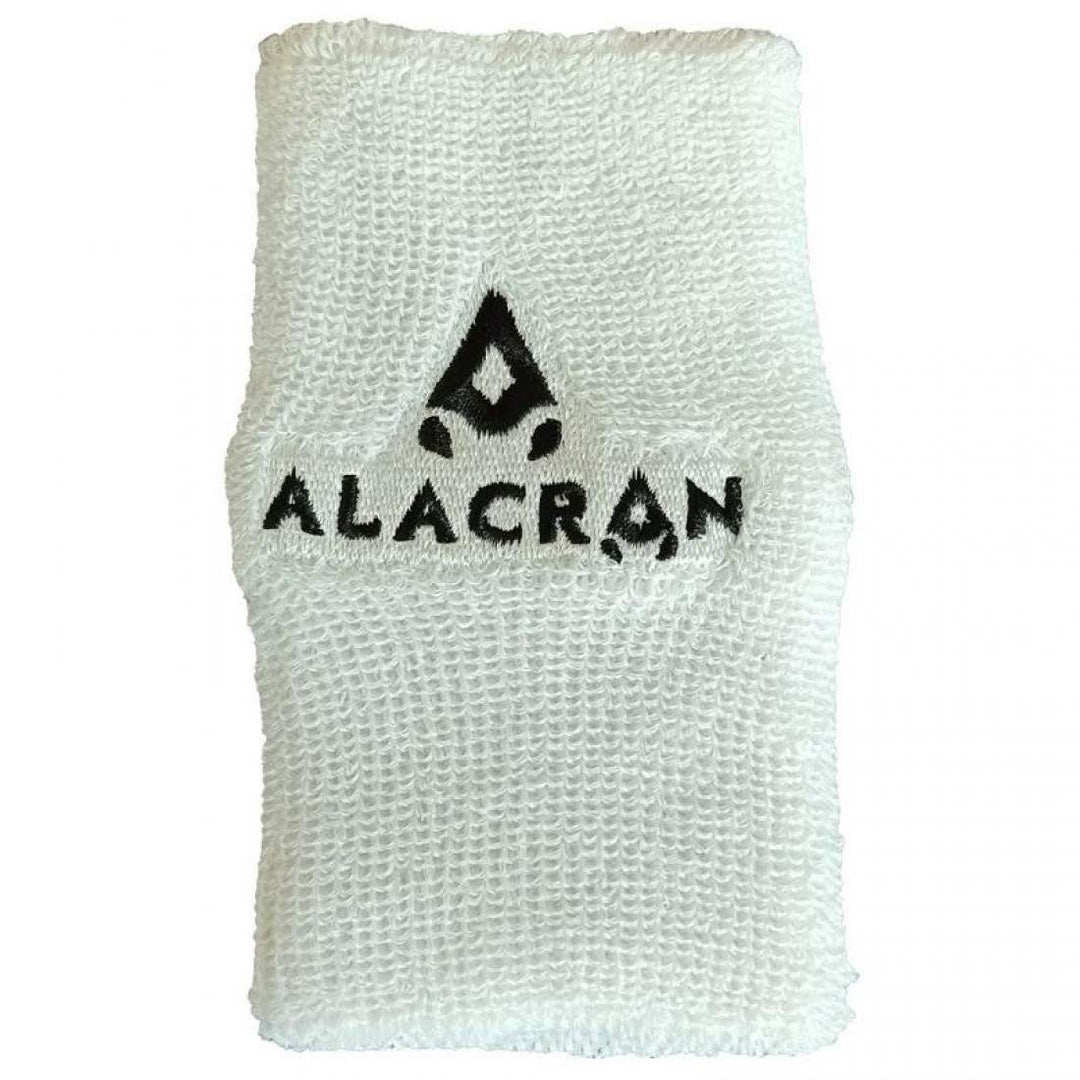 Muñequera Alacran Ancha Blanco Negro