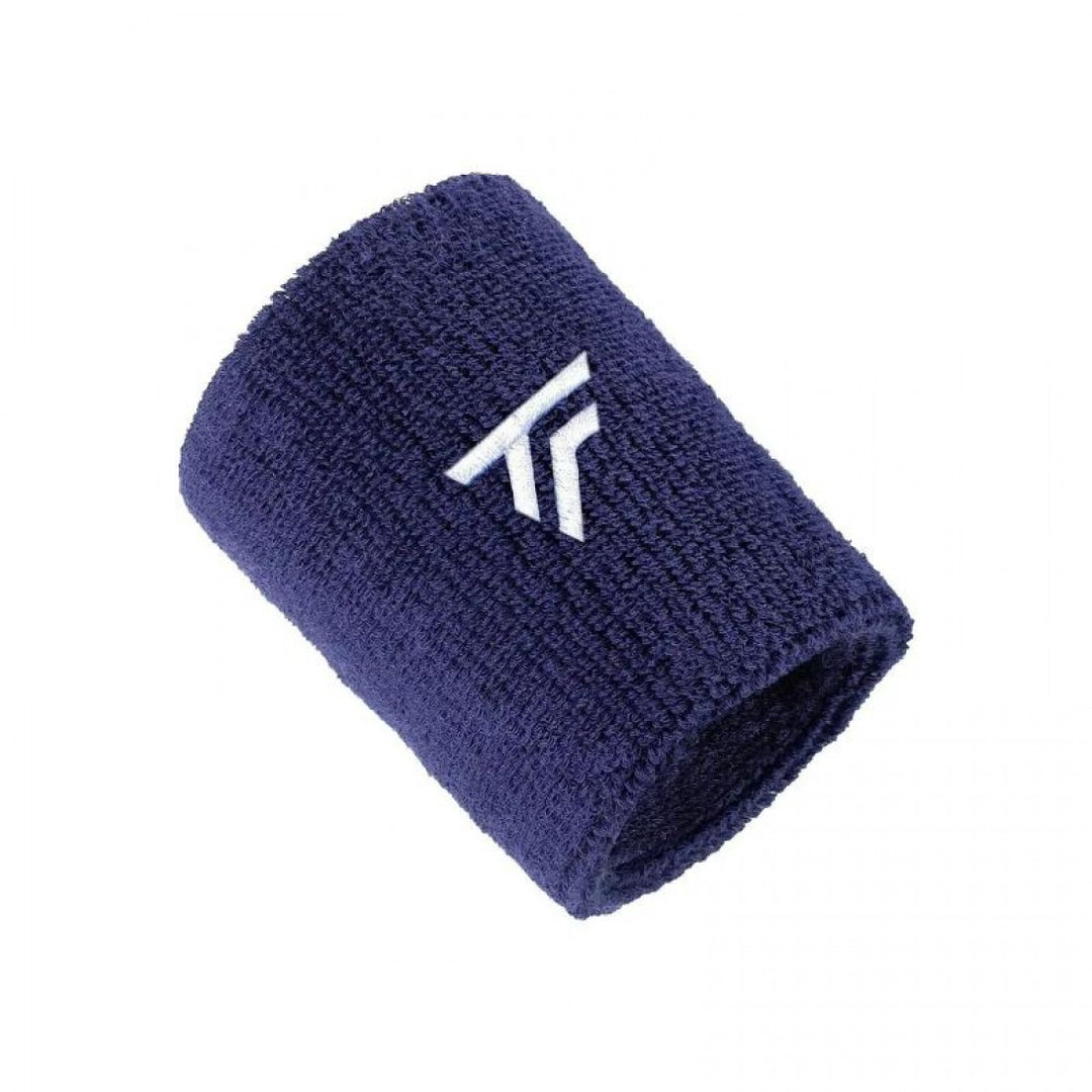 Muñequera Tecnifibre XL Azul Marino 1 Unidad