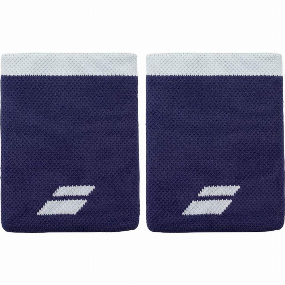 Muñequeras Babolat Logo Jumbo Azul 2 Unidades