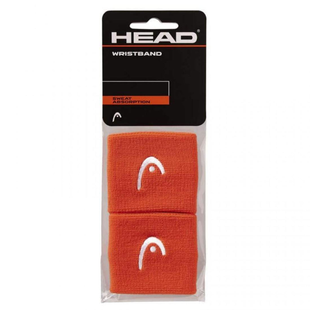 Muñequeras Head Naranja 2,5'