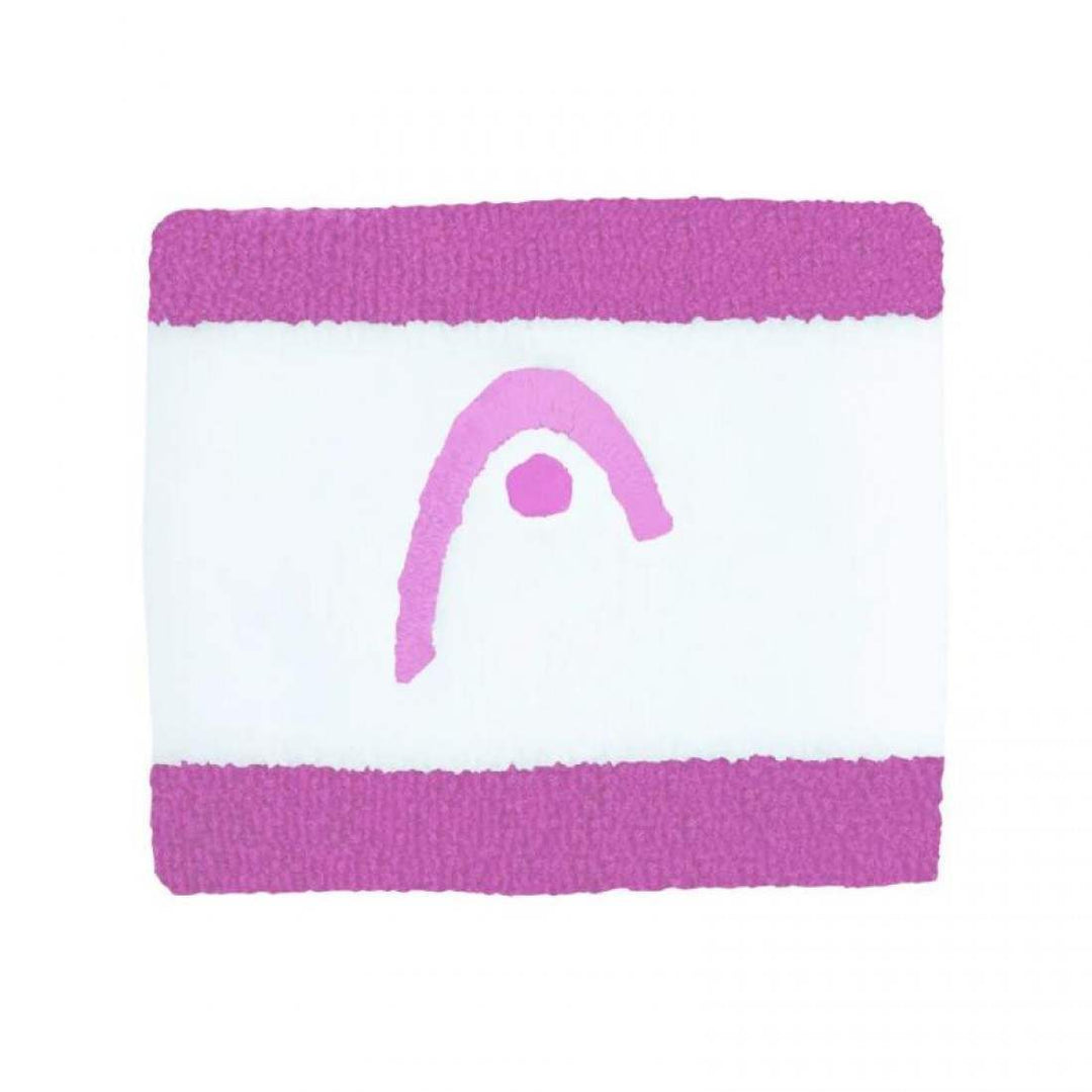 Munequeras Head Striped 2.5 Lila Blanco 2 Unidades