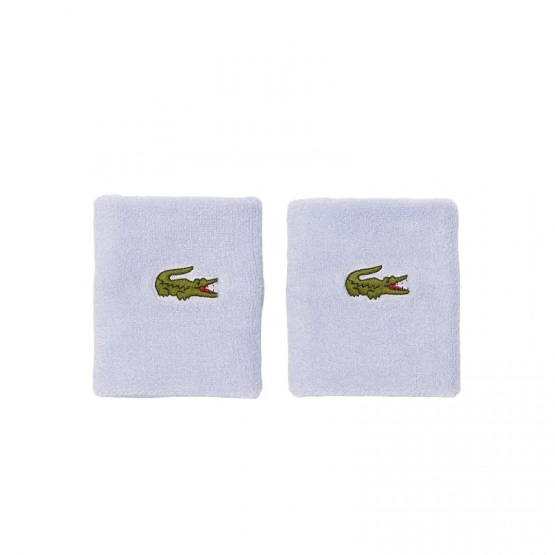 Muñequeras Lacoste Azul Celeste 2 Unidades