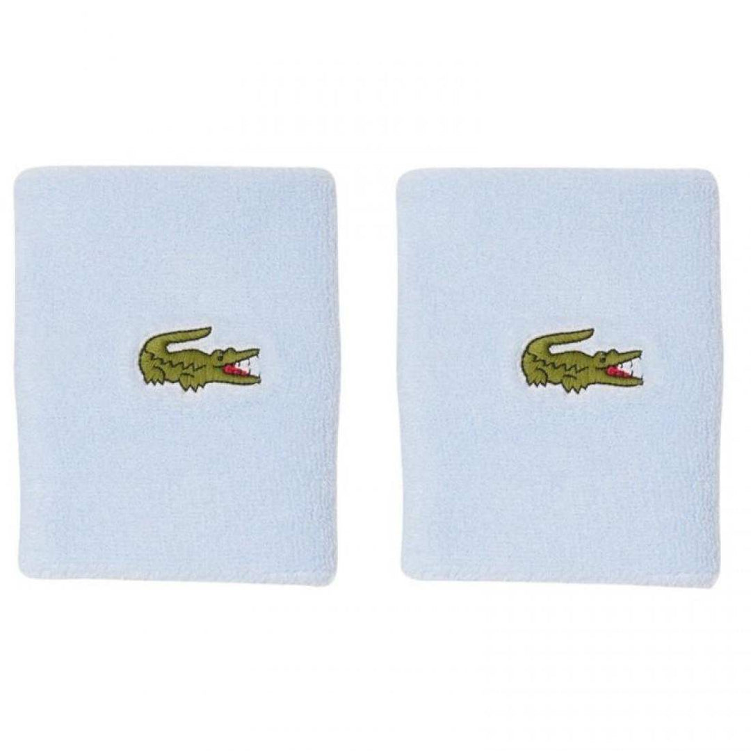 Muñequeras Lacoste Azul Claro 2 Unidades