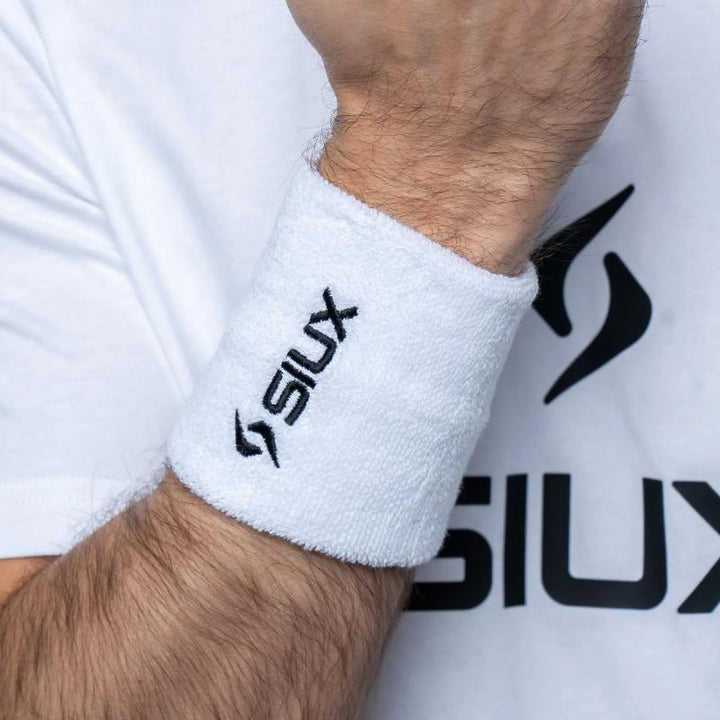 Muñequeras Siux Basic 26 Corta Blanco 2 Unidades
