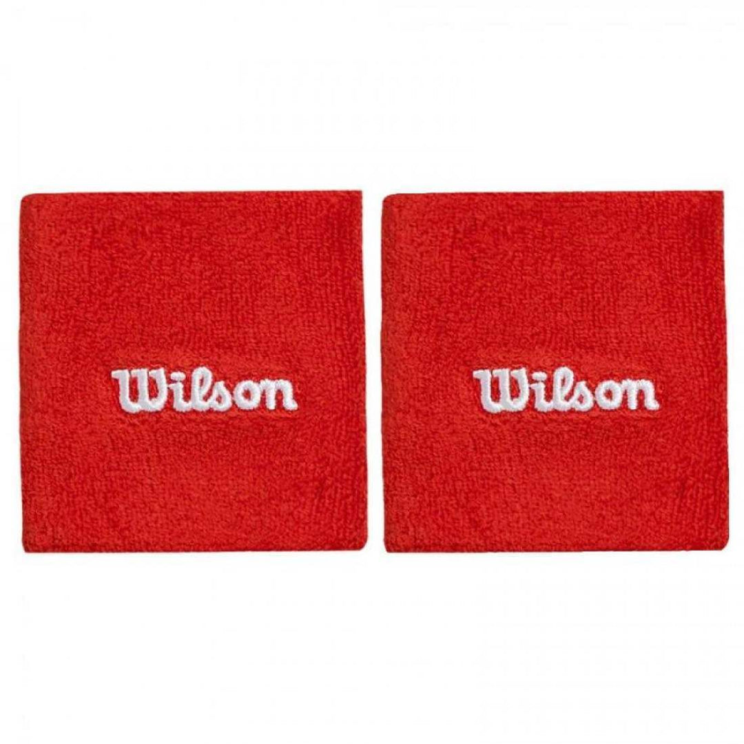 Muñequeras Wilson Rojo 2 Unidades