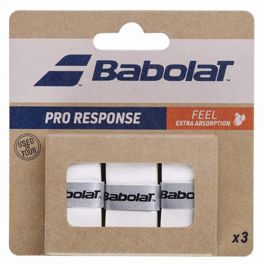 Overgrips Babolat Pro Response Blanco 3 Unidades