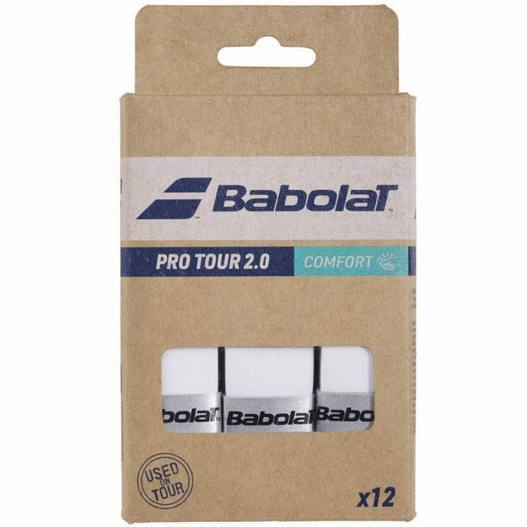 Overgrips Babolat Pro Tour 2.0 Blanco 12 Unidades | Babolat