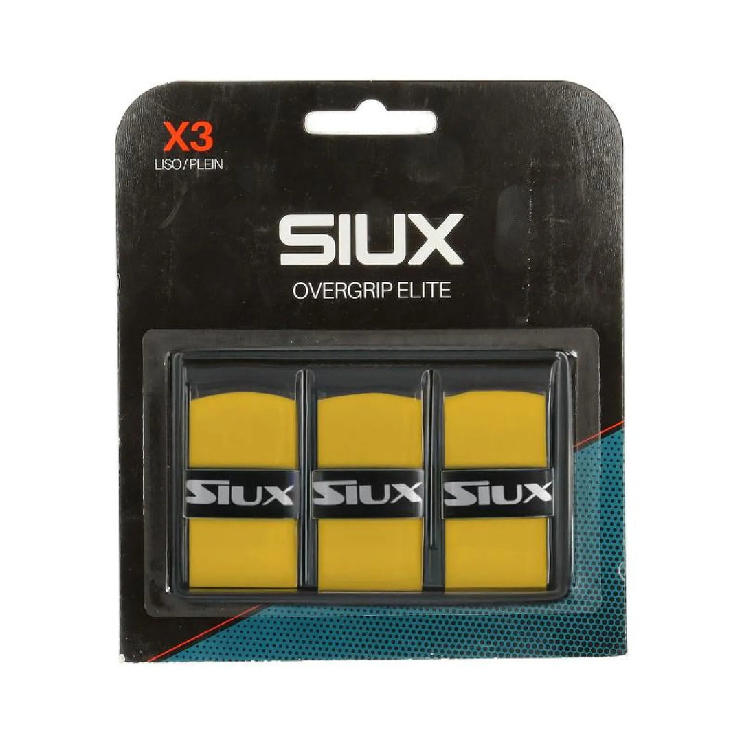 Overgrips Siux Elite Amarillo 3 Unidades