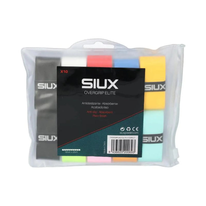 Overgrips Siux Elite Multicolor 10 Unidades
