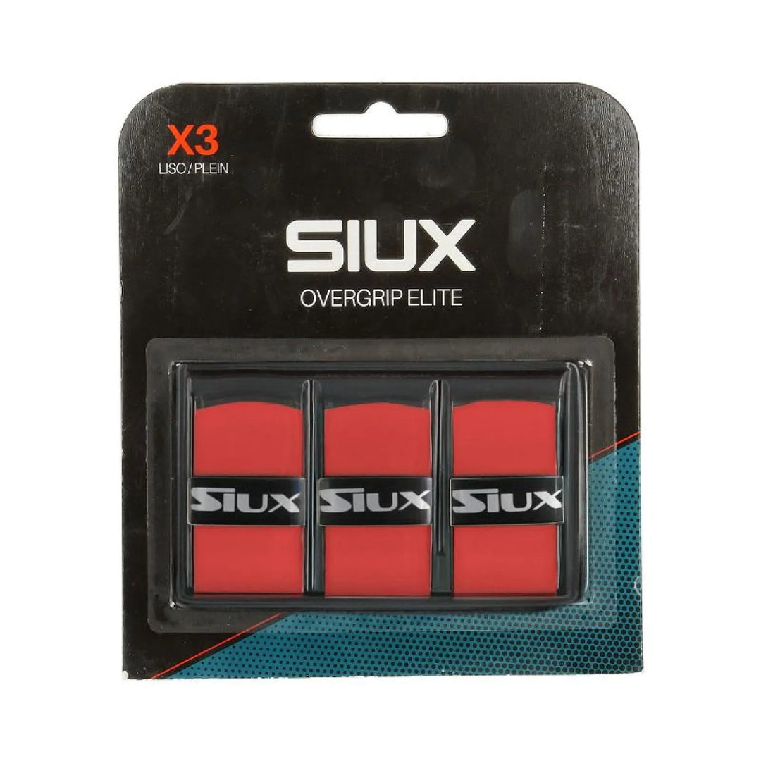 Overgrips Siux Elite Rojo 3 Unidades