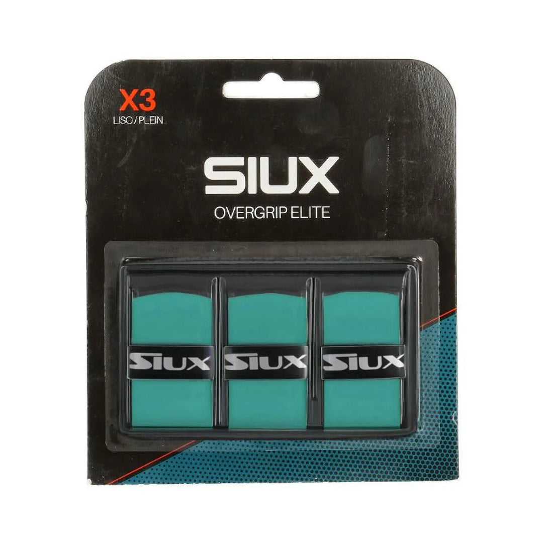 Overgrips Siux Elite Turquesa 3 Unidades