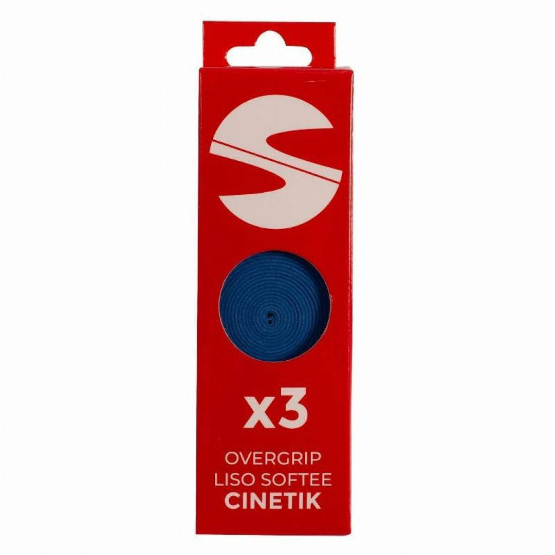 Overgrips Softee Cinetik Lisos Azul 3 Unidades