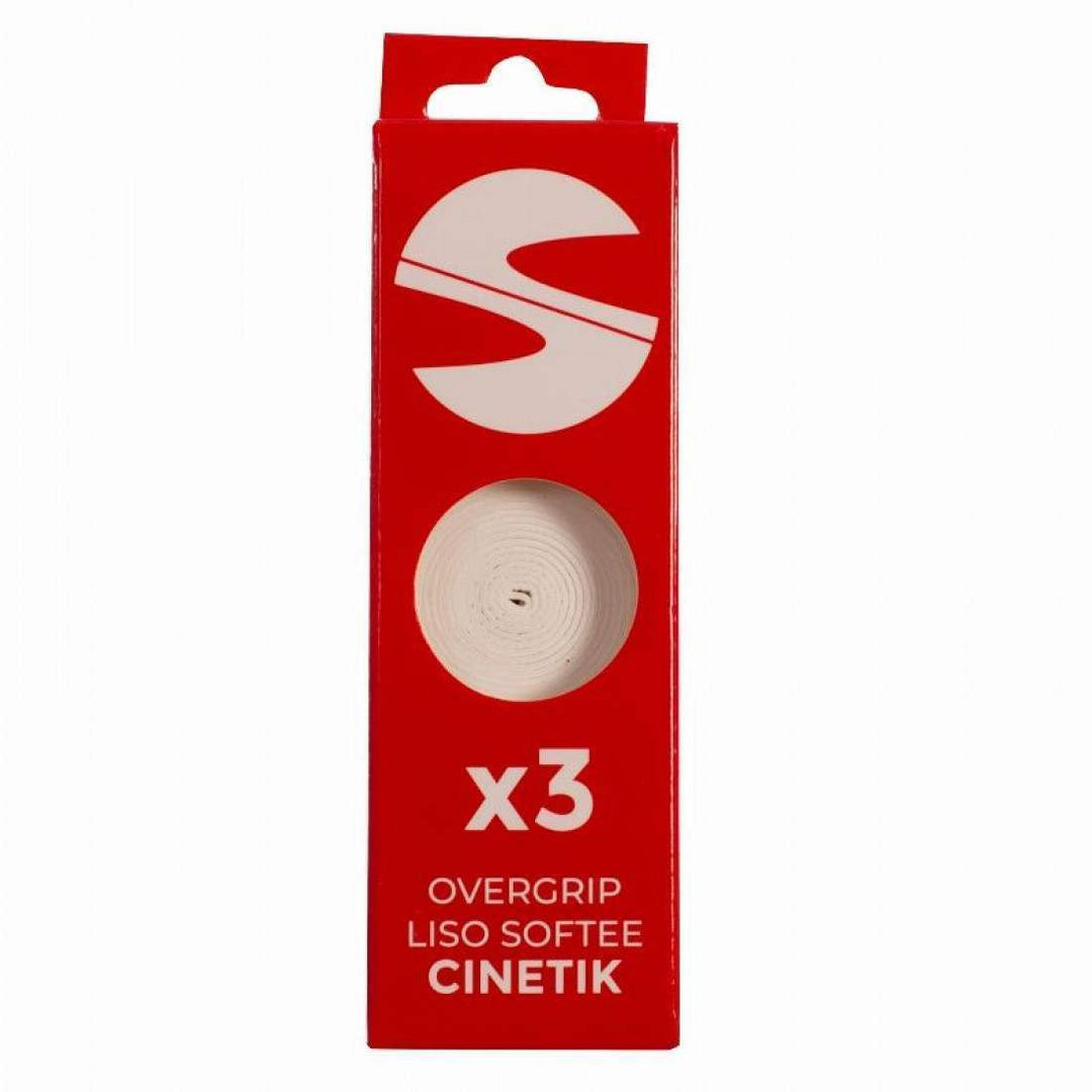 Overgrips Softee Cinetik Lisos Blanco 3 Unidades