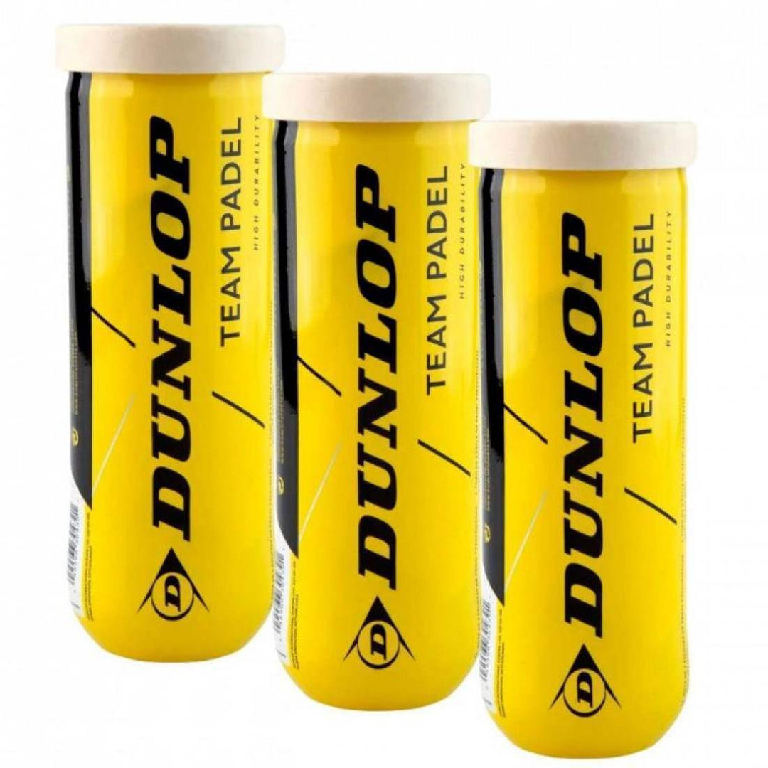 Pack de 3 Botes de Pelotas Dunlop Team