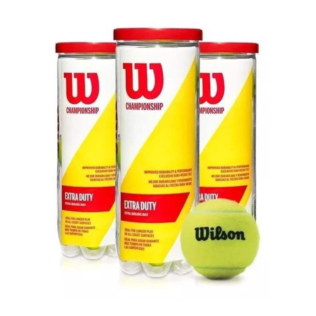 Pack de 3 Botes de Pelotas Wilson Championship Extra Duty | Wilson