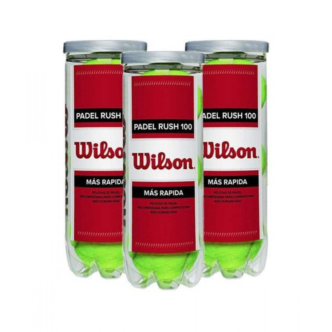 Pack de 3 Botes de Pelotas Wilson Rush 100 | Wilson