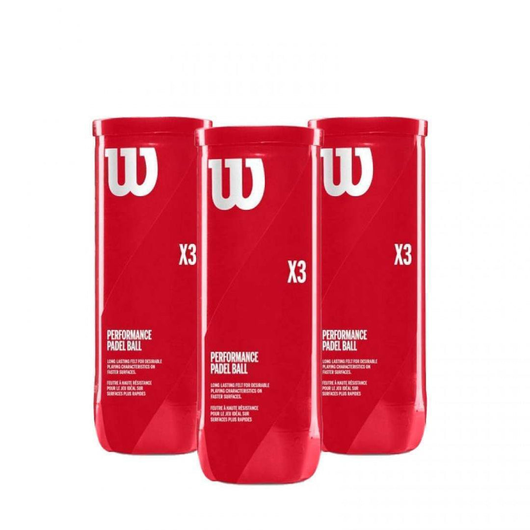 Pack de 3 Botes de Pelotas Wilson X3 | Wilson