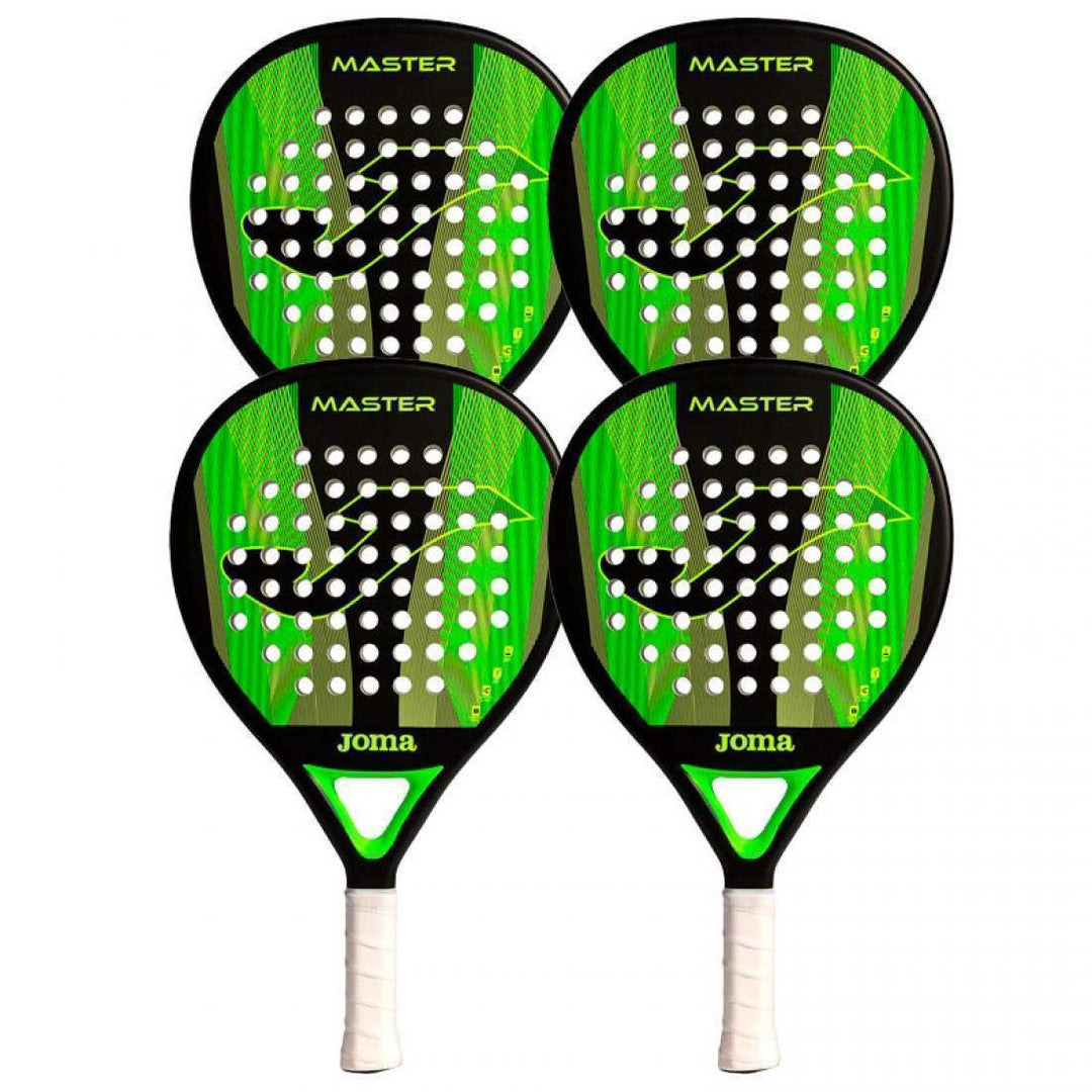 Pack Joma  Master Negro Verde Fluor  X4 | Joma