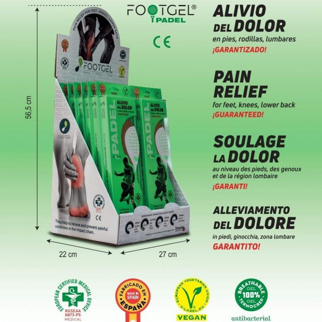 Pack Plantillas FootGel Padel | FootGel