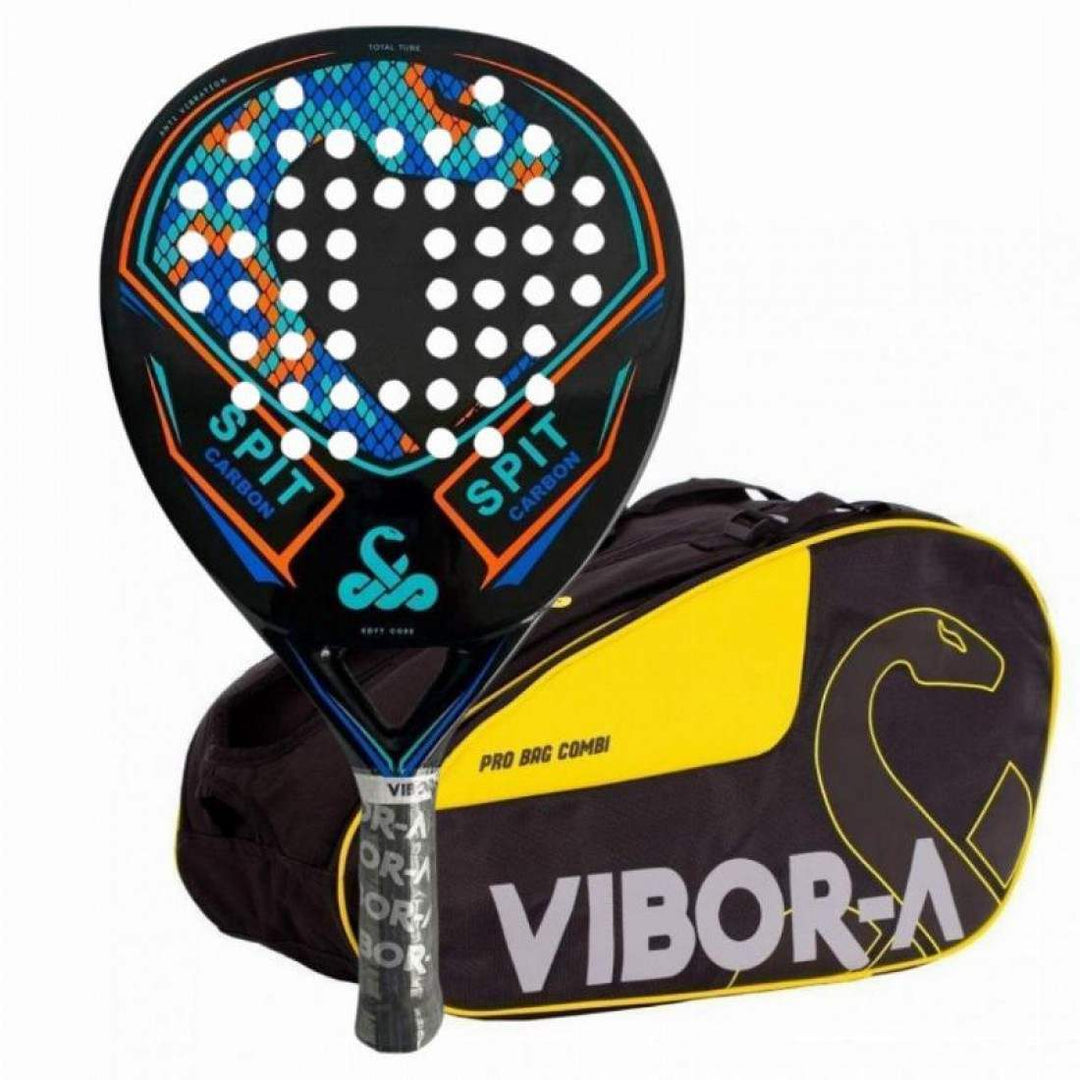 Pack Pala Vibora Spit Carbon y Paletero