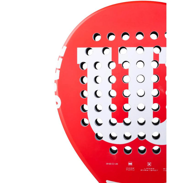 Pala Wilson Match Point Rojo Blanco