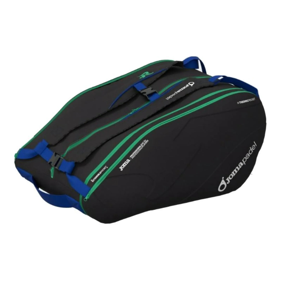 Paletero Joma Juanlu Esbri Padel Negro Verde