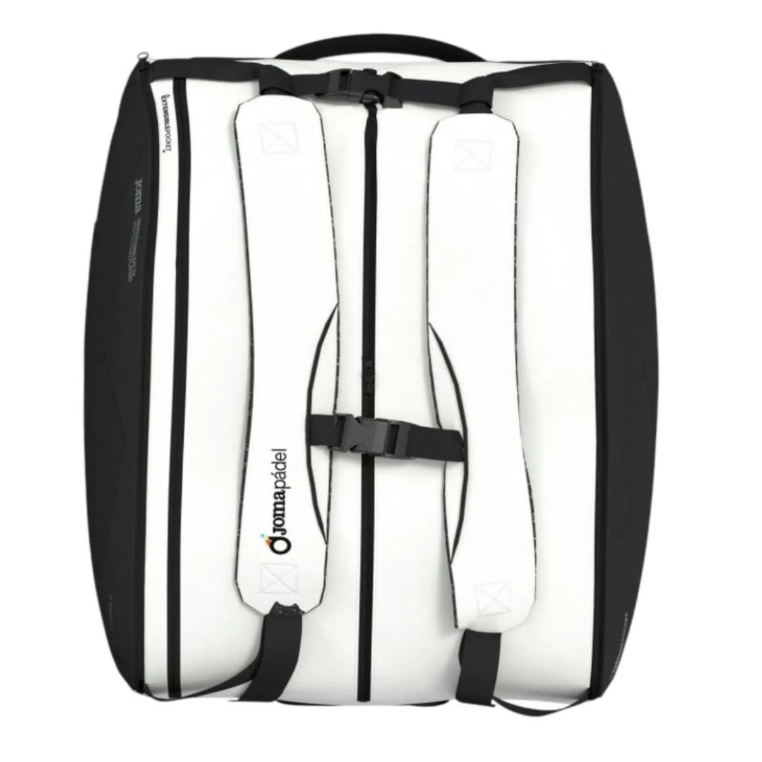 Paletero Joma Padel Negro Blanco