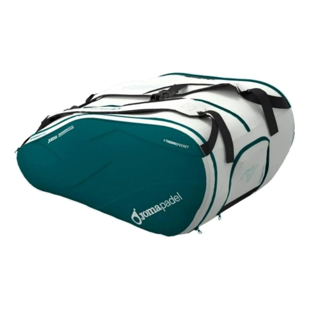 Paletero Joma Vero Virseda Padel Verde Blanco