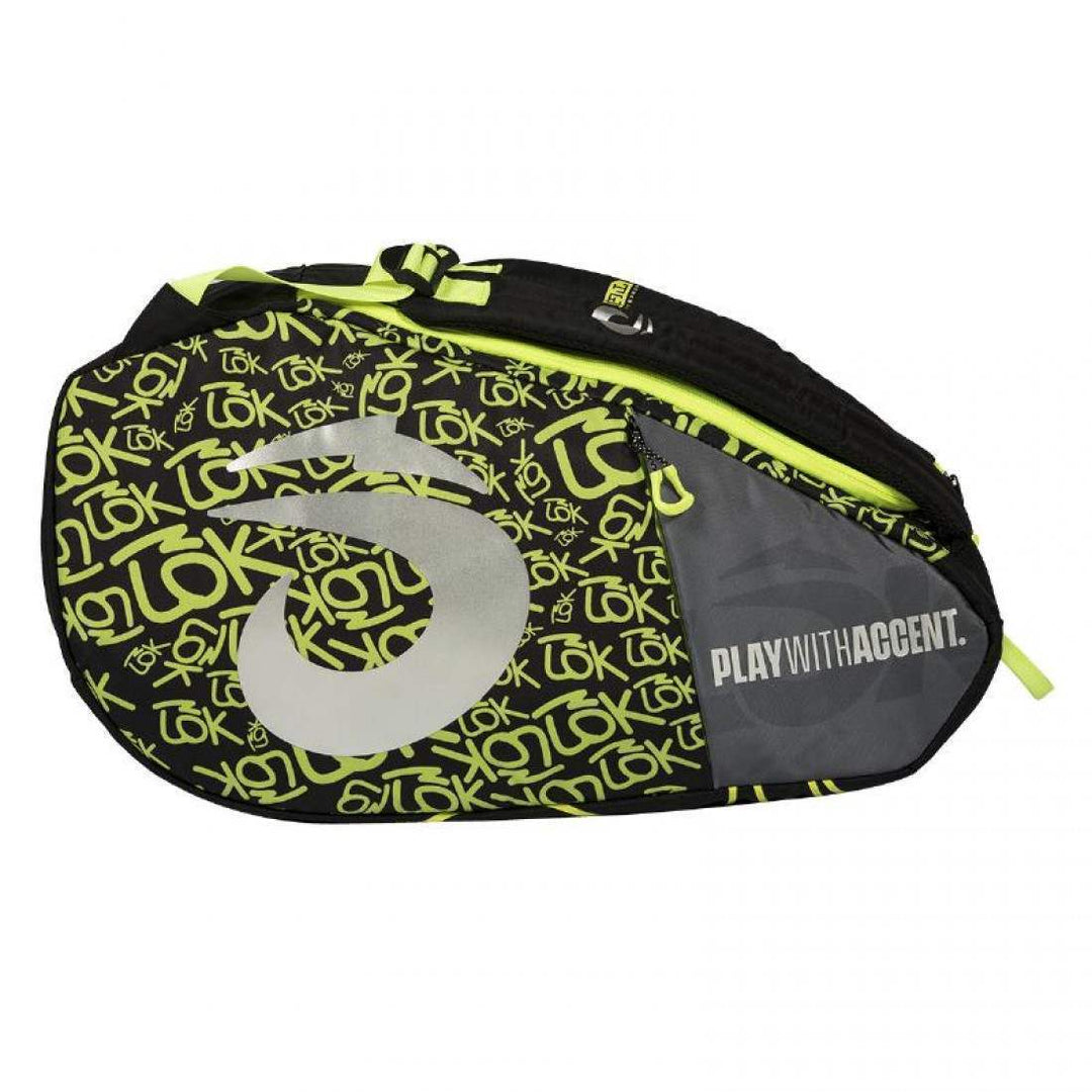 Lok One 2 Black Fluor Green Racket Bag