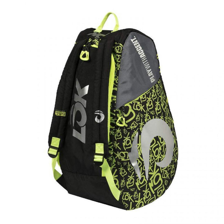 Lok One 2 Black Fluor Green Racket Bag