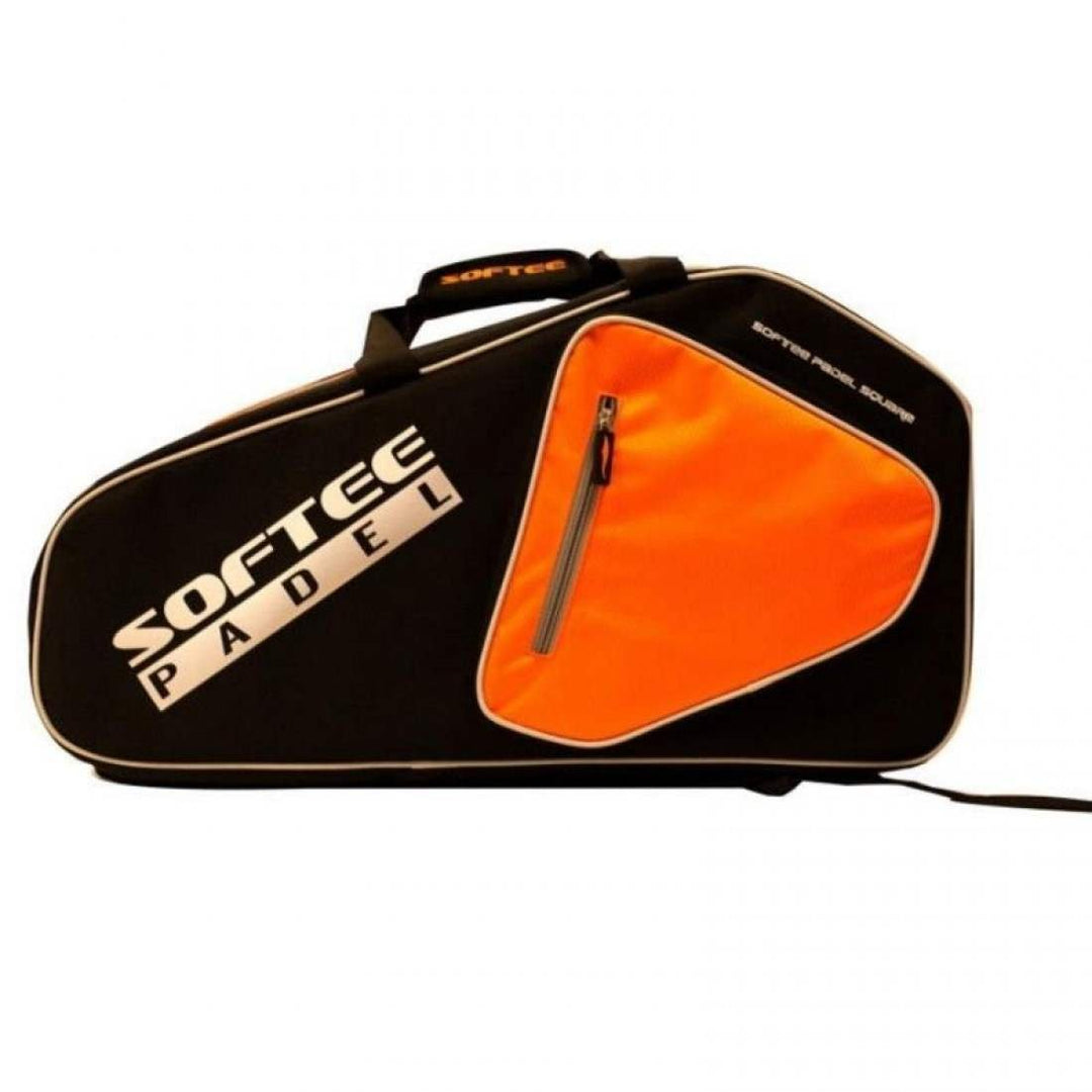 Paletero Softee Padel Square Naranja Fluor