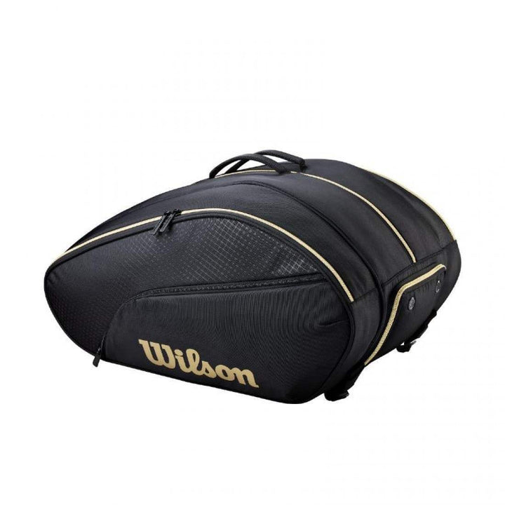 Paletero Wilson Defy V1 Negro Dorado