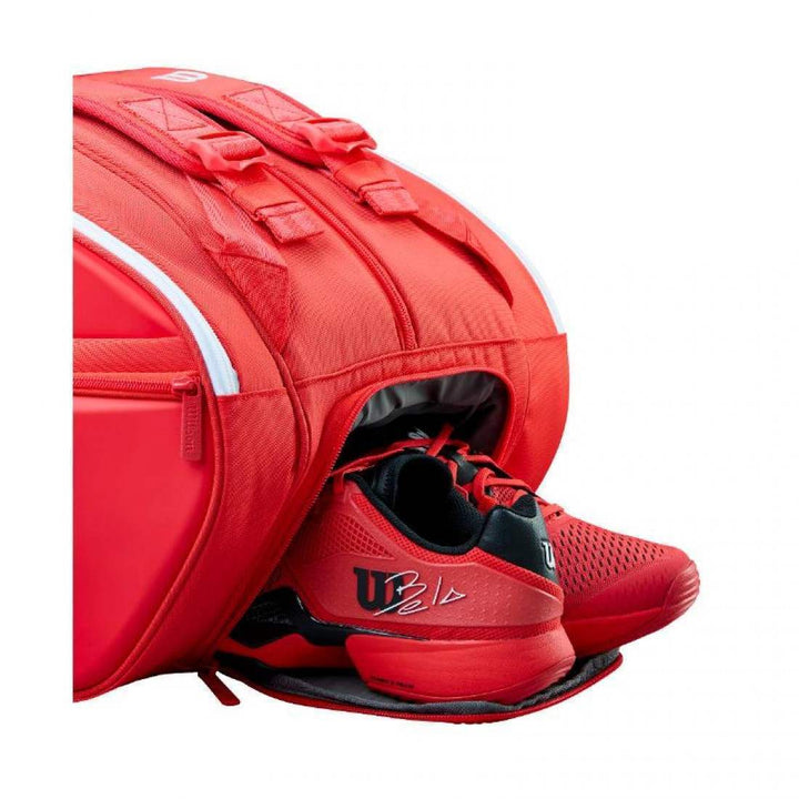 Paletero Wilson Rosso Bianco Super Tour