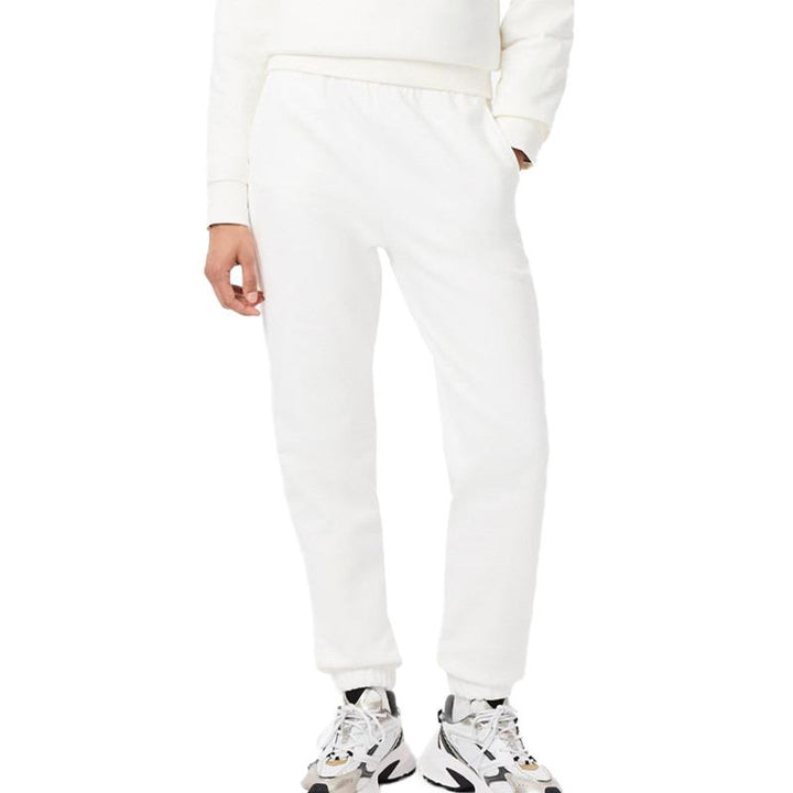 Lacoste Sport Women's White Cotton Trousers
