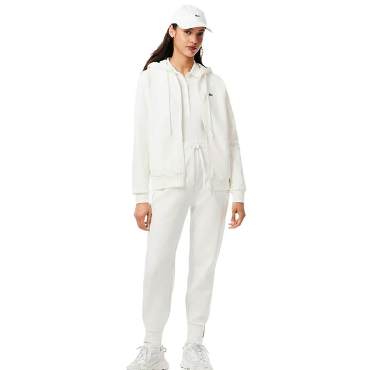 Lacoste Sport Women's White Cotton Trousers