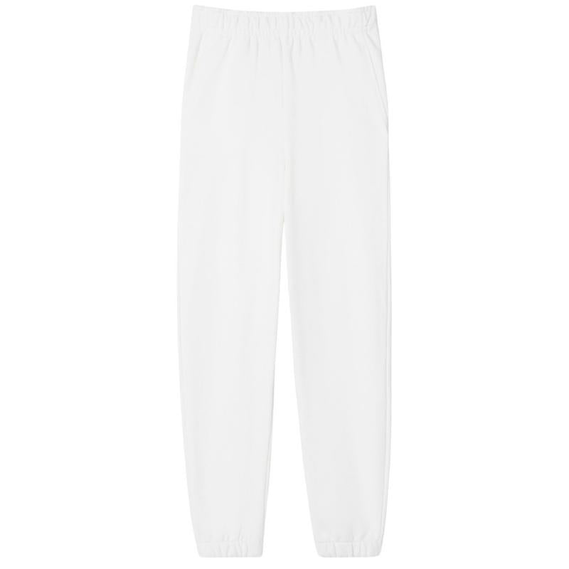 Lacoste Sport Women's White Cotton Trousers