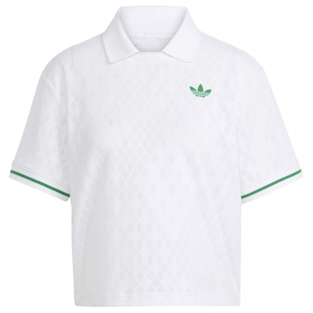 Polo Adidas Original Pro London Blanco Mujer