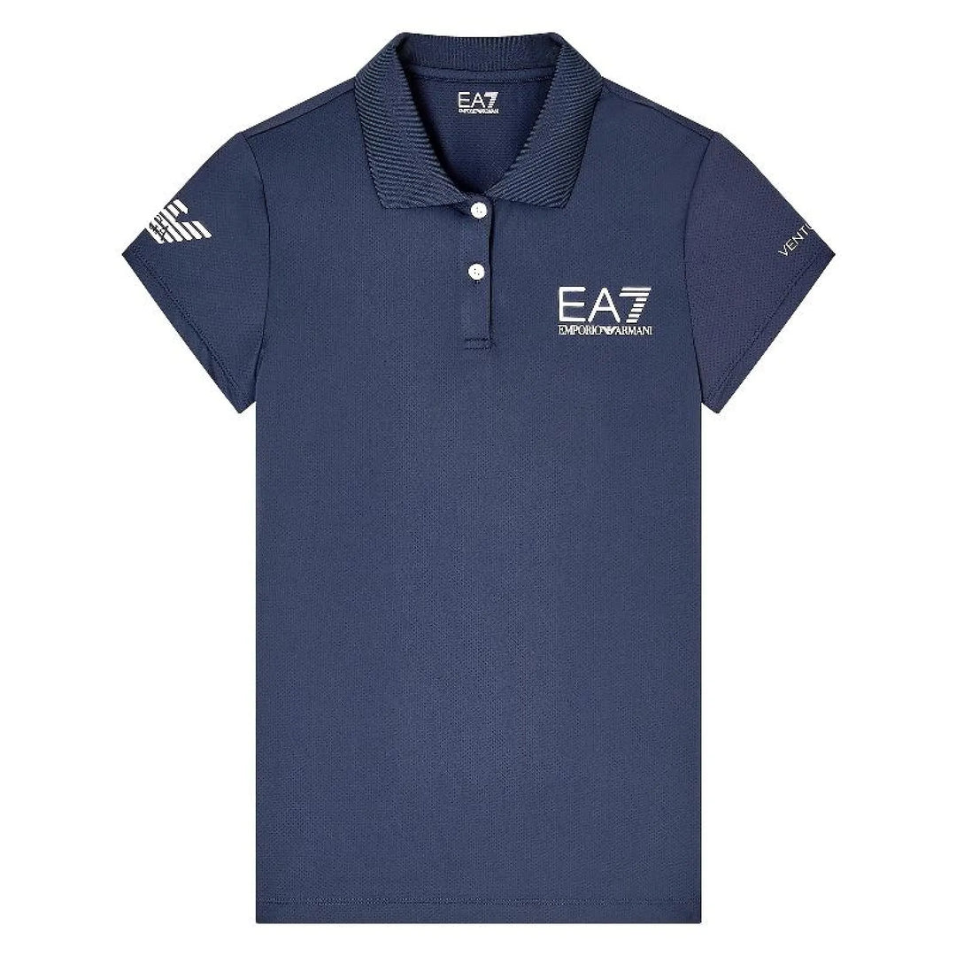 Polo Armani EA7 Ventus 7 Azul Marino Mujer