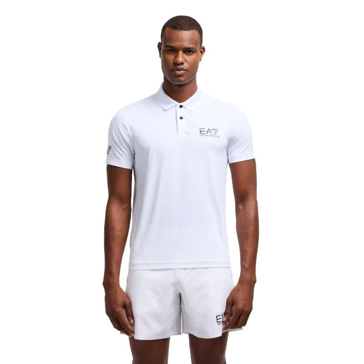 Polo Armani EA7 Ventus 7 Blanco