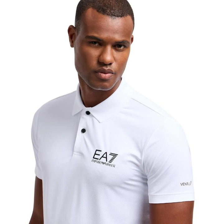 Polo Armani EA7 Ventus 7 Blanco