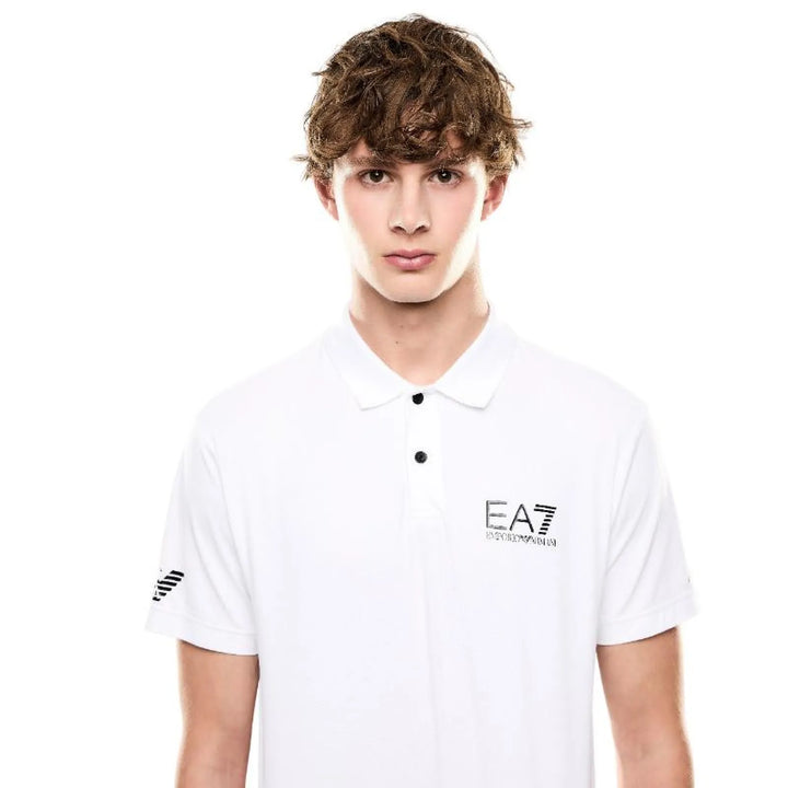 Polo Armani EA7 Ventus 7 Blanco
