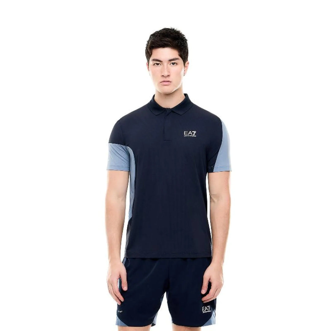 Polo Armani EA7 Ventus 7 Regular Azul Armani