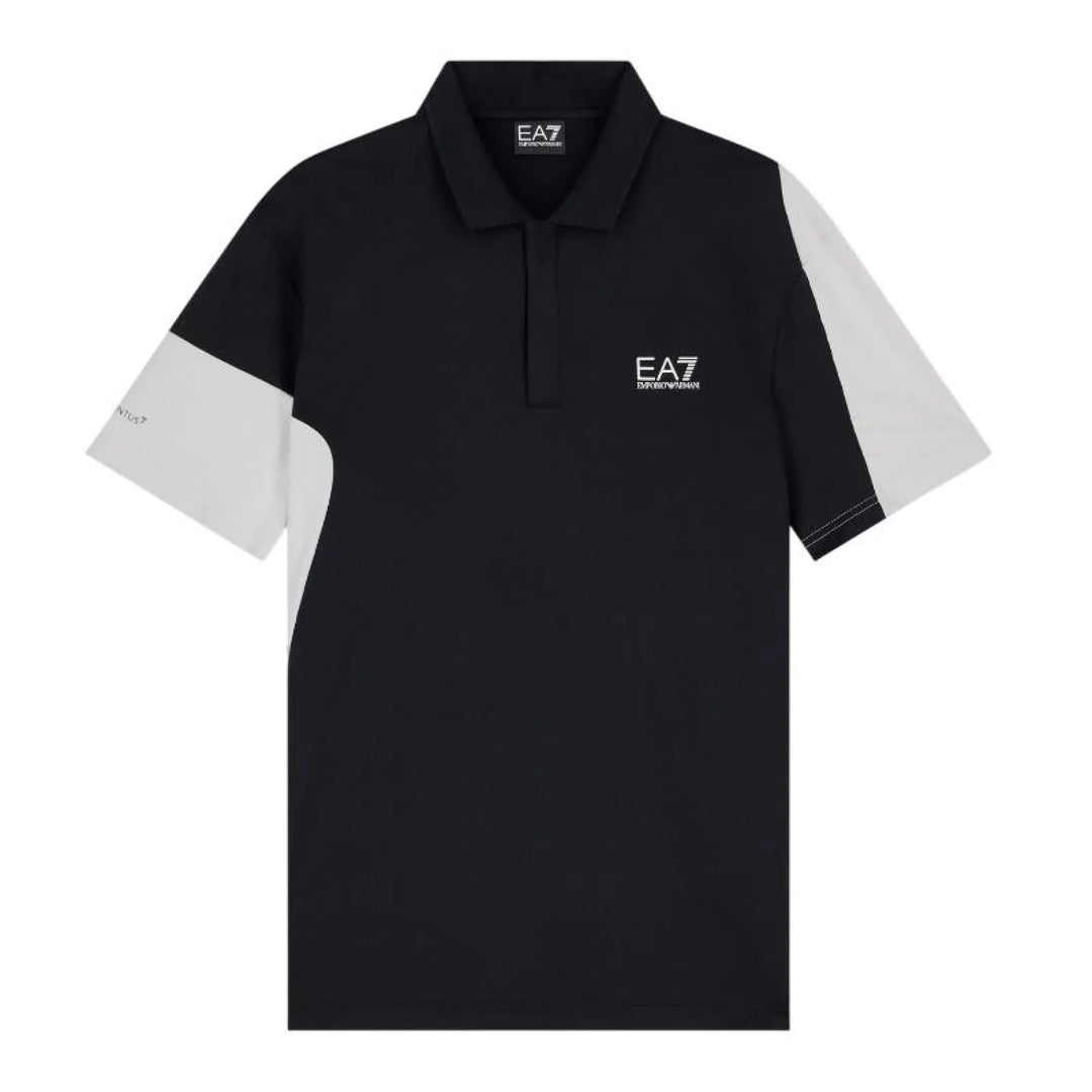 Polo Armani EA7 Ventus 7 Regular Negro